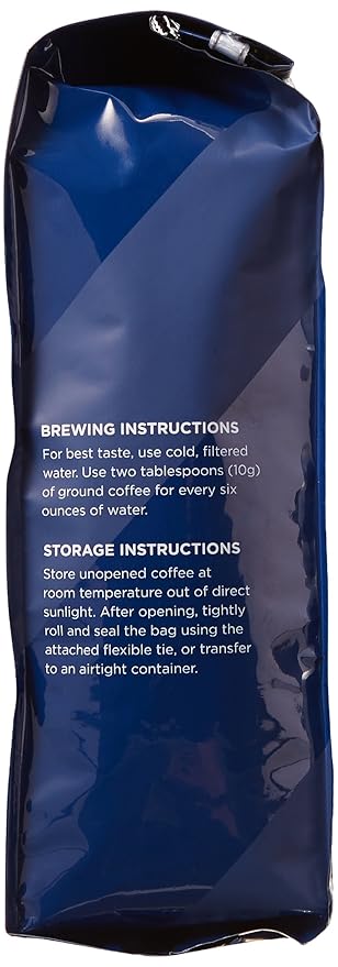 Amazon Fresh Organic Fair Trade Sumatra Whole Bean Coffee, Dark Roast, 12 Ounce