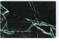 Koville Natural Green Marble Cutting Board for Kitchen Pastry Bread Macaron Display, 12" x 8" Real Stone Slab Marble Cheese Board for Home Countertop, Bathroom Perfume Tray Candle Plate