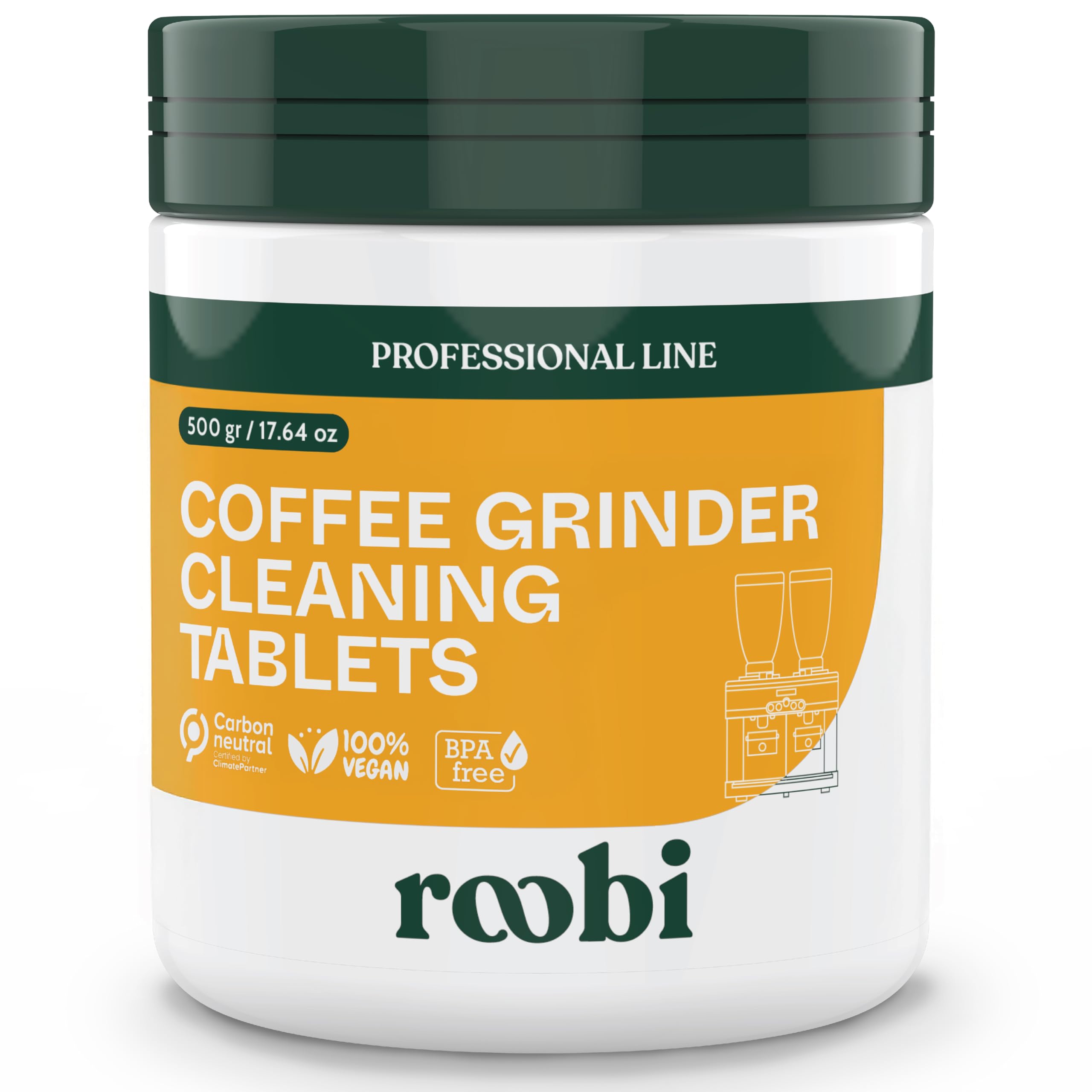 Roobi Professional Coffee Grinder Cleaning Tablets