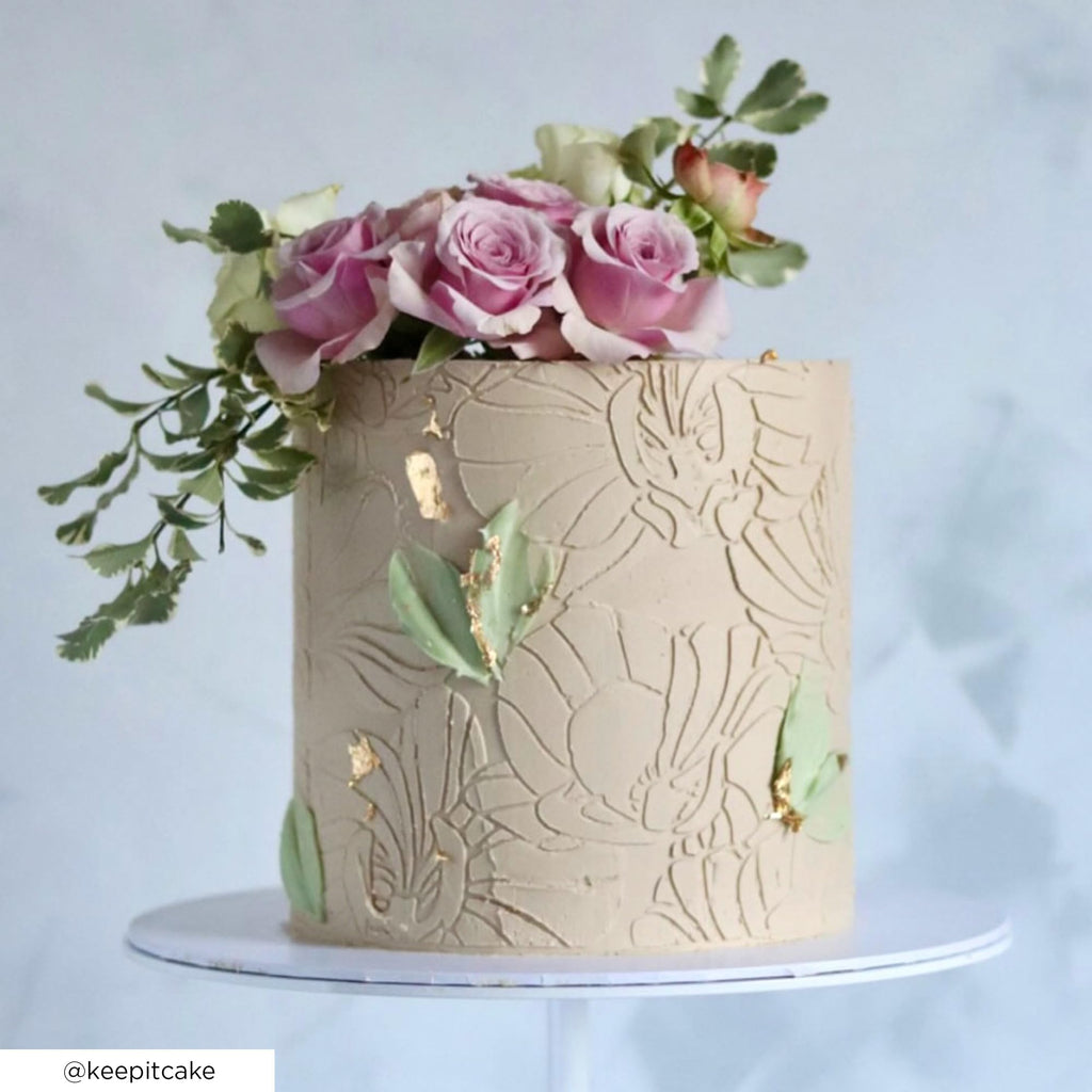 Lacupella Large and Tall Cake Decorating Stencil (ARGA)