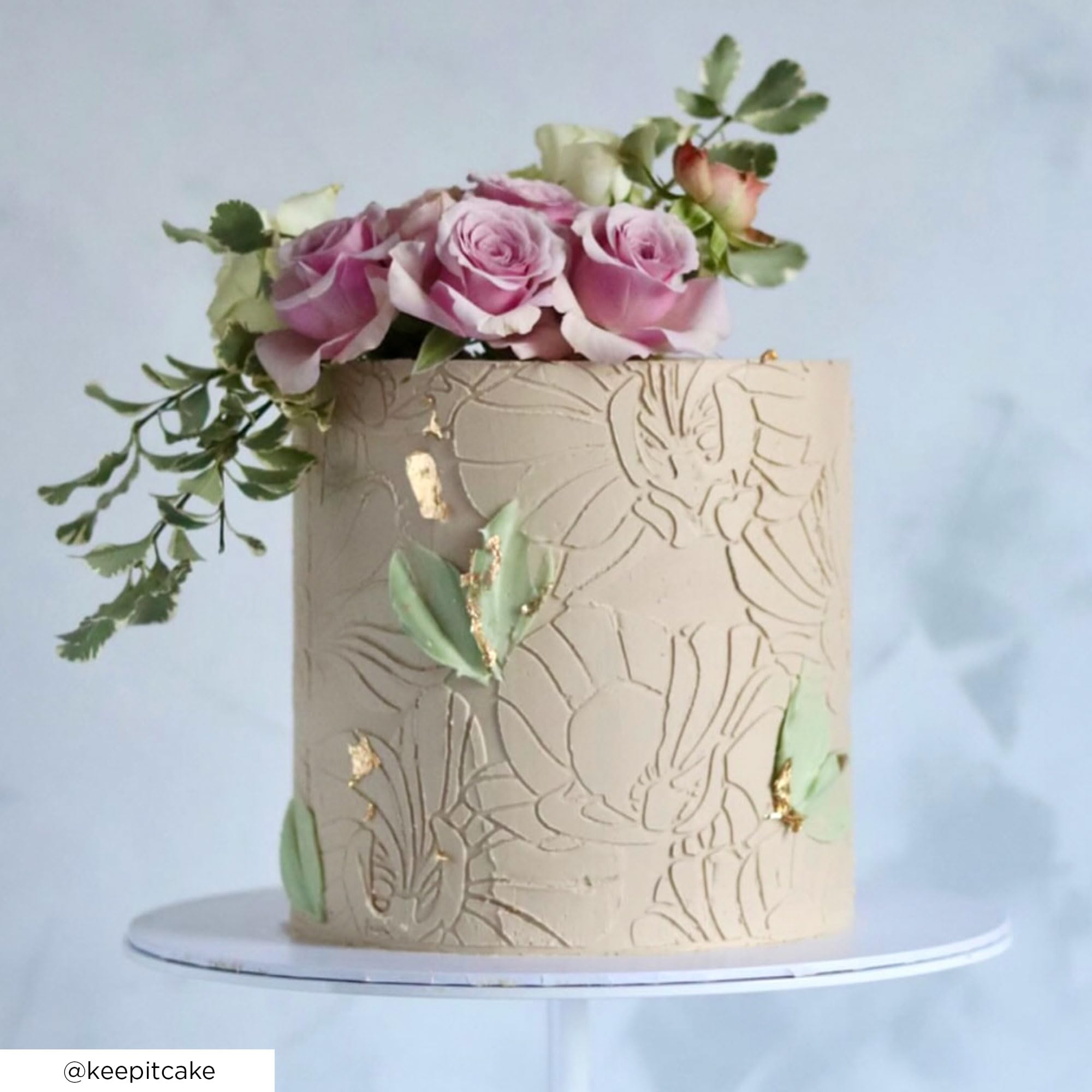 Lacupella Large and Tall Cake Decorating Stencil (ARGA)