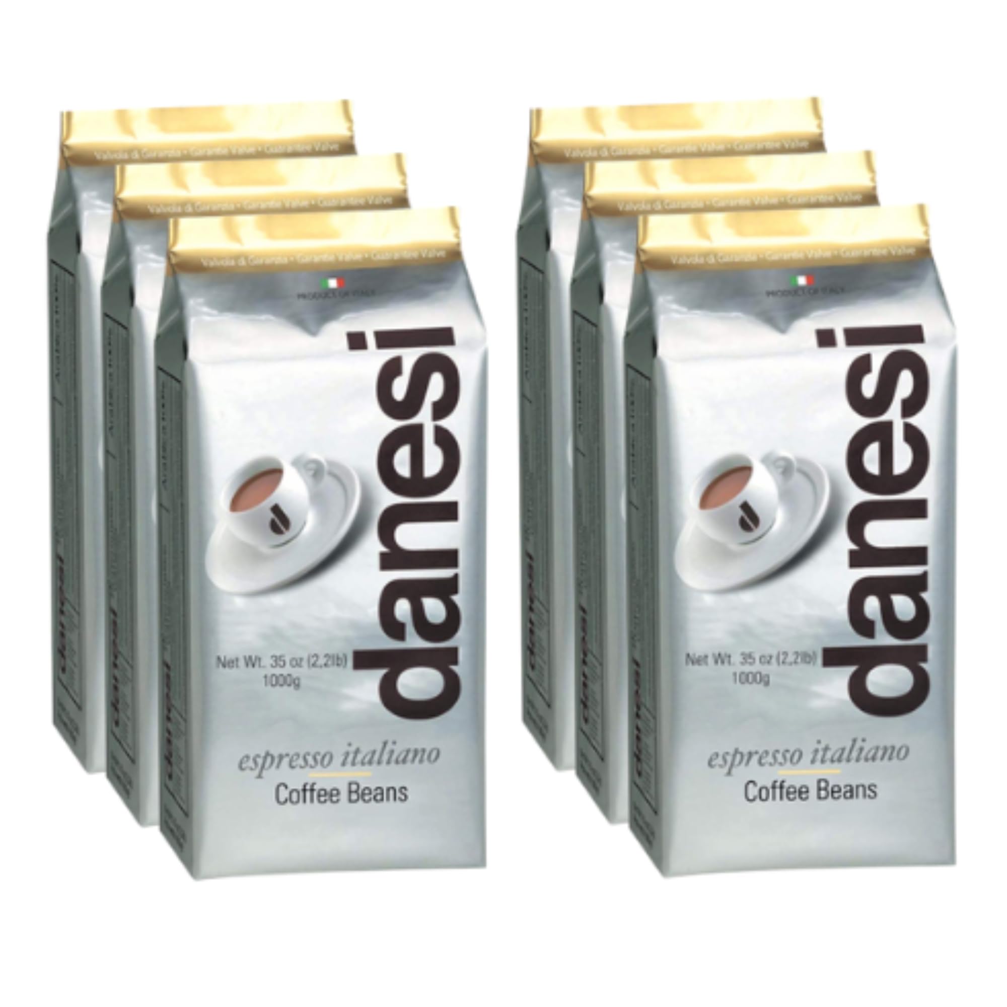 Danesi Caffe Gold Whole Bean Coffee, Medium Roast (13.2 lb)