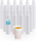 Lilymicky 2000 Pack 5 oz White Plastic Cups, Disposable Plastic Tumbler