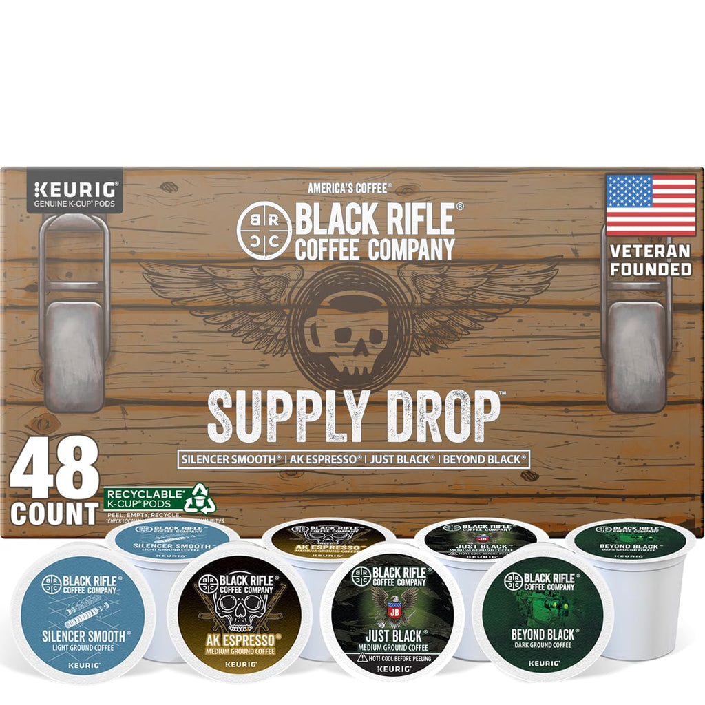 Black Rifle Coffee Variety Pack K Cup Coffee 48 Count Coffee Pods