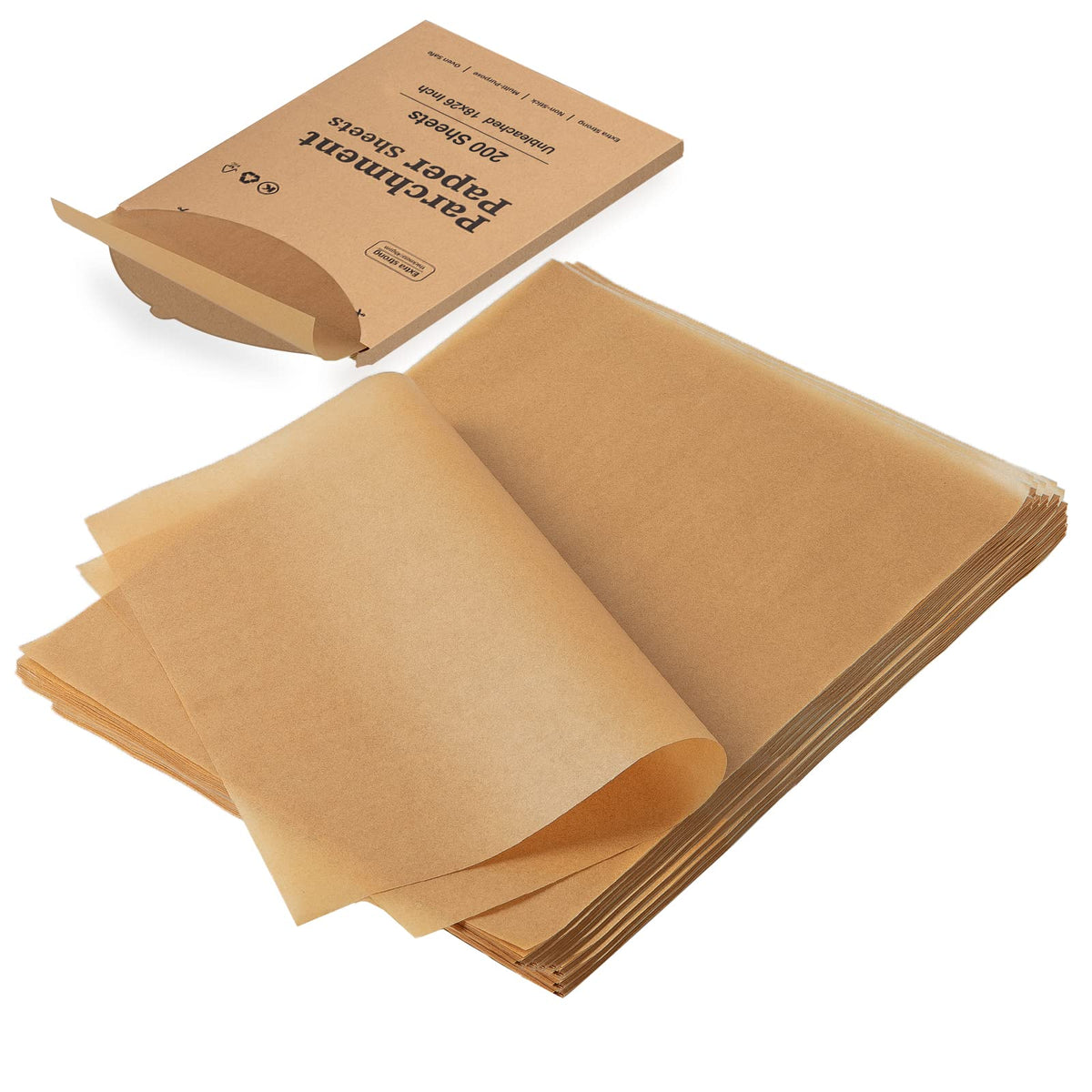 Katbite Parchment Paper Baking Sheets, 265 Pcs, 10x15 Inch, Heavy Duty