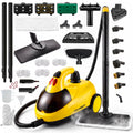 STEAMBOT 34-in-1 Steam Cleaner mop for Home & Car, 2L Water Tank, 4.3ft Hose, Deep Steam Cleaning for Floors, Tiles, Grout, Windows, Kitchen, Living Room – Multi-Surface Steamer