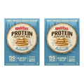 Krusteaz Protein Pancake Mix, Buttermilk Pancake Mix, 100% Whole Grain Flour & 15g of Protein Per Serving, Also Makes Waffles, Just Add Water 20 Ounce (Pack of 2)