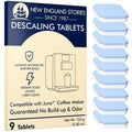 New England Stories Jura Compatible 30 Cleaning + 30 Descaling Tablets Kit - Clean Coffee Oils & Remove Limescale for Coffee Machines