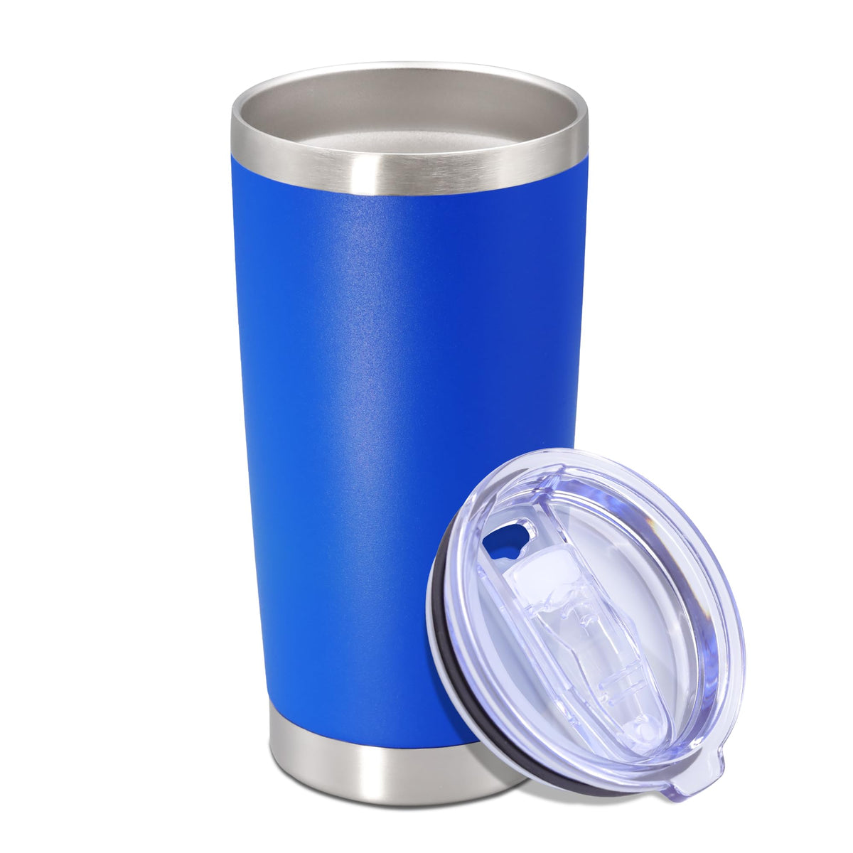 20 oz Tumbler Insulated Tumblers Stainless Steel Coffee Mug,Black 12PCS