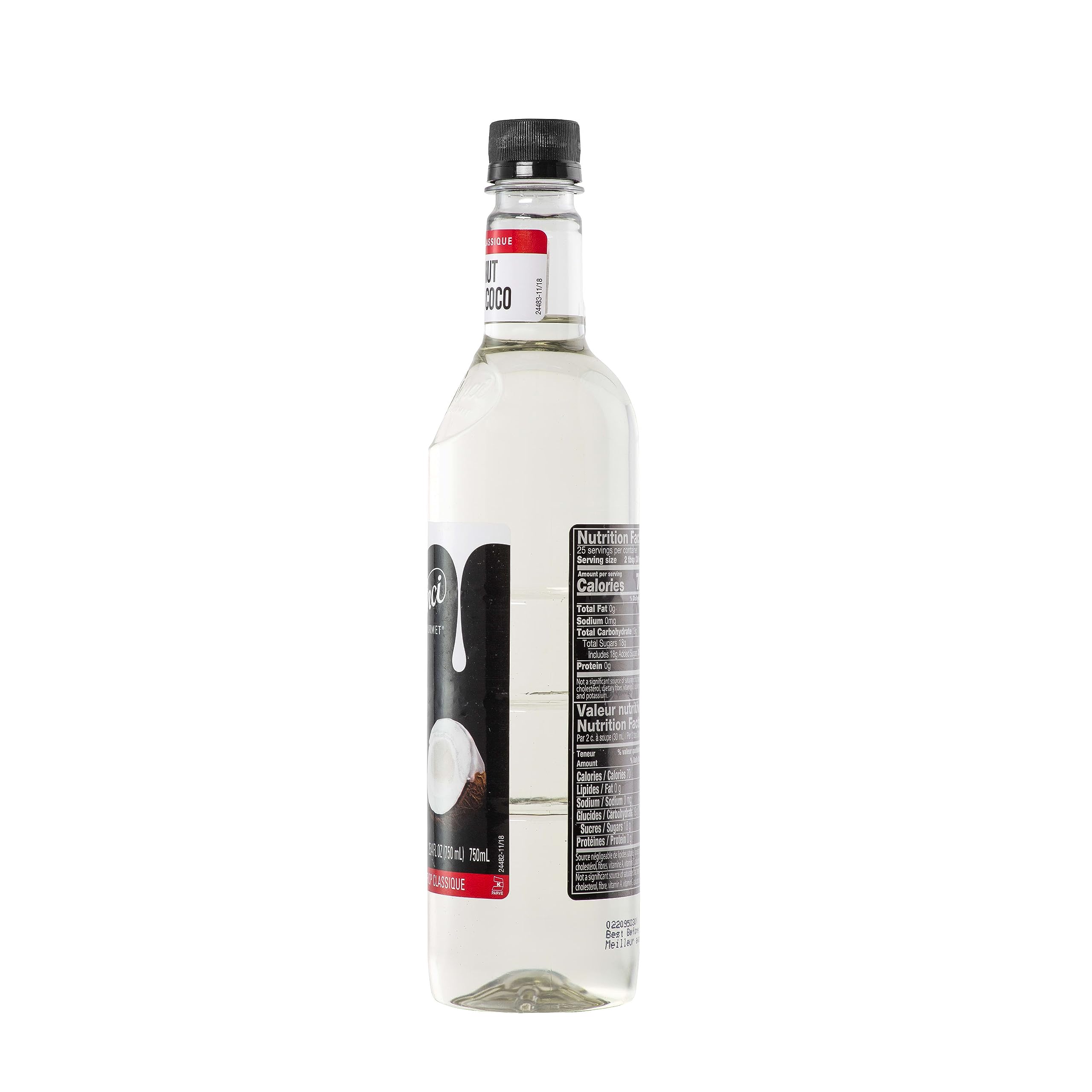 DaVinci Gourmet Classic Coconut Syrup, 25.4 Fluid Ounces (Pack of 4)