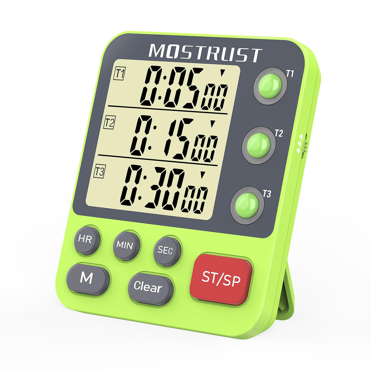 MOSTRUST Digital Dual Kitchen Timer, Multiple Channels Countdown Timer