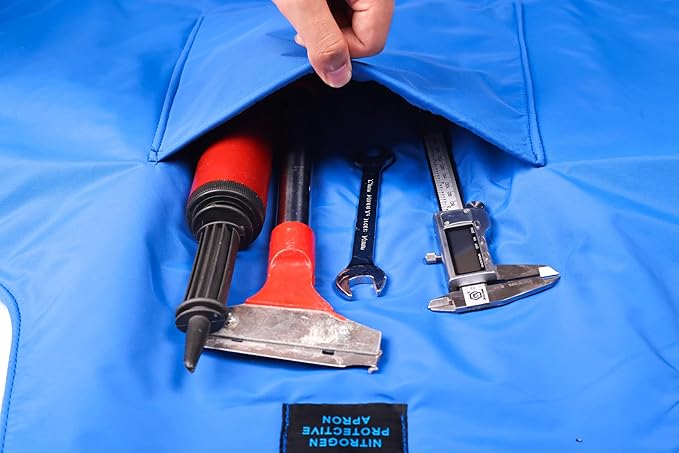 Cryogenic Gloves Low Temperature LN2 Liquid Nitrogen Protective Gloves Cold Storage Safety Frozen Gloves-