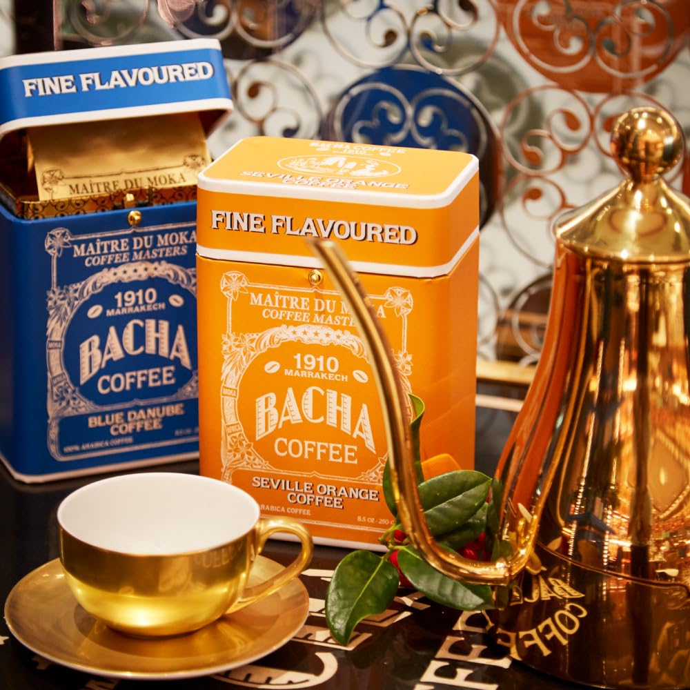 Bacha Coffee | Birthday Wish Fine Flavoured, Ground Beans, Medium Roast, 100% Arabica Specialty Coffee, 250g Signature Nomad Collection, Gift Box