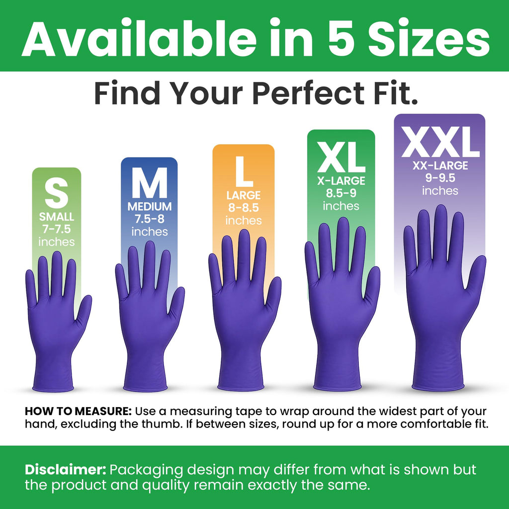 SAFEWAY USA 4000 pcs, Small, 4 Mil Nitrile Disposable Gloves — Multi-Purpose Powder-Free and Non-Latex Textured Fingertips for Medical Use, Nursing, Lab Work, Kitchen Prep, Cleaning, Tattooing & More