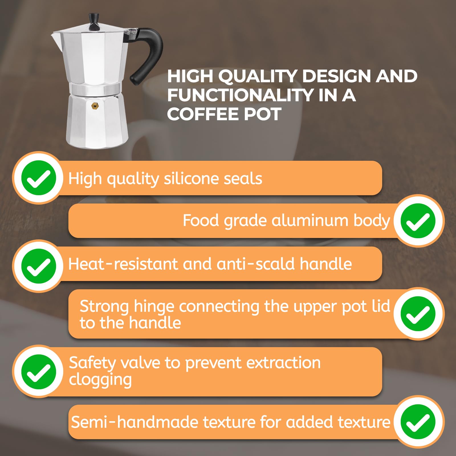 Aluminum 12 Cup 600ml Moka Pot Express Coffee Maker Stovetop Espresso