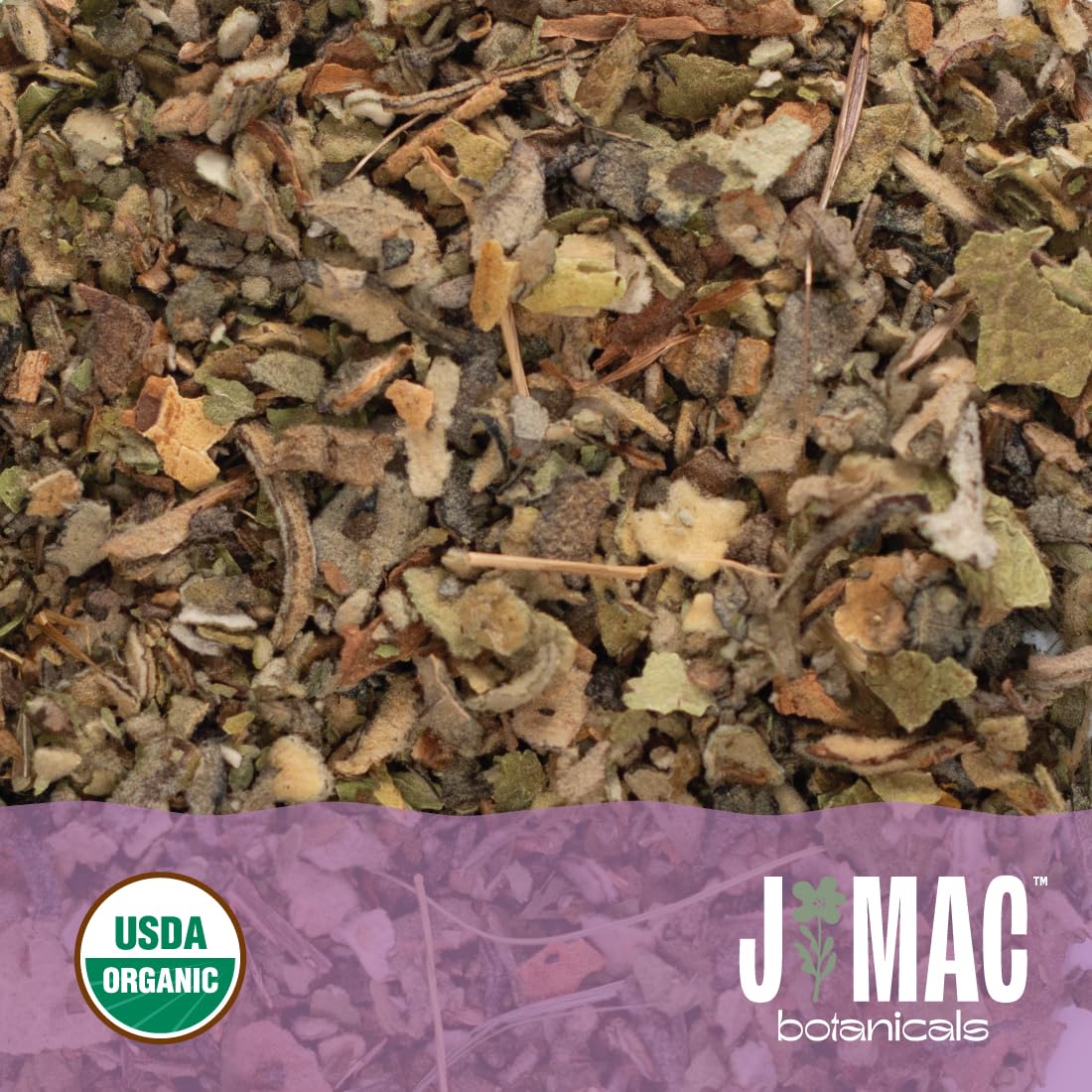 J Mac Botanicals Organic Mullein Leaves (4 oz) Certified USDA Organic Loose Leaf Herbal Tea