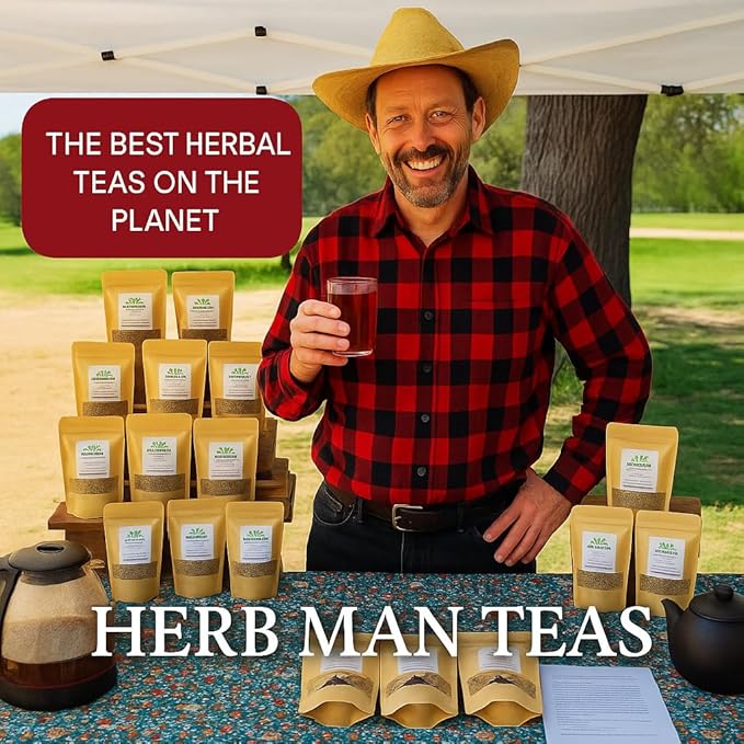 BLADDER CONTROL TEA - Herbal Blend for Nighttime Comfort & Fewer Bathroom Trips — by Master Herbalist Khabir — Organic, Non-GMO, No Additives