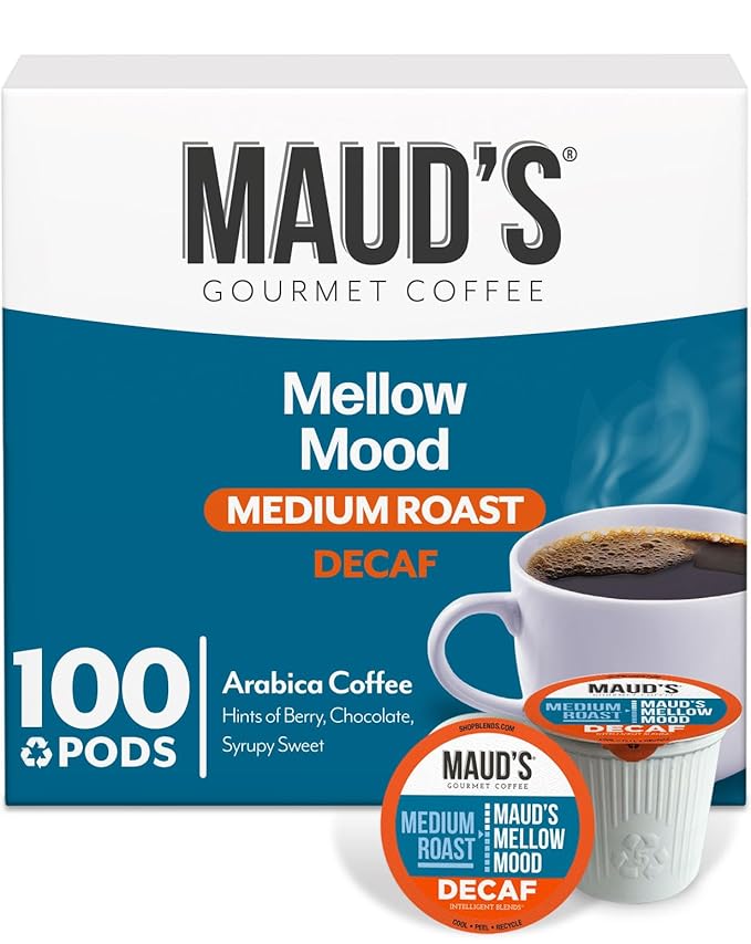 Maud’s Flavored Decaf Coffee Pods Variety Pack, 24ct