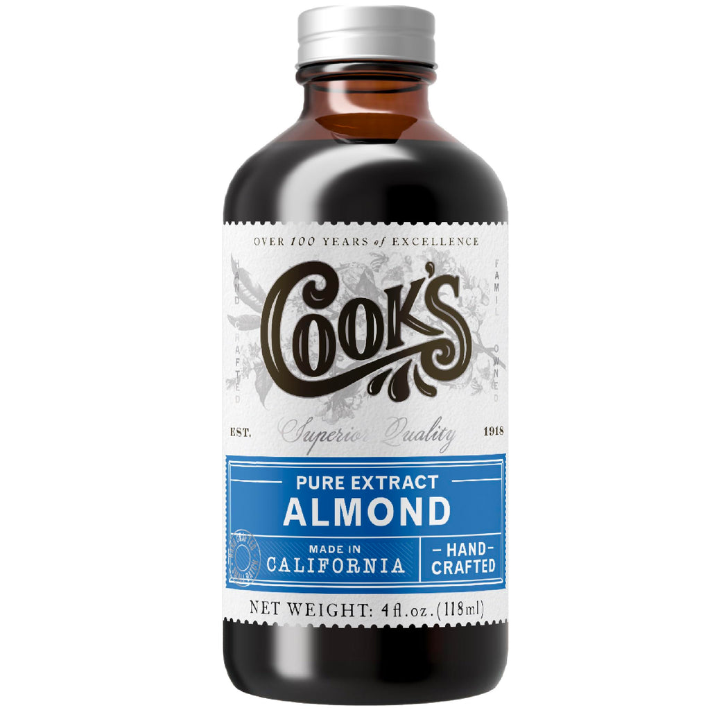 Cook's Pure Almond Extract for Baking, Allergen-Free, 4 oz