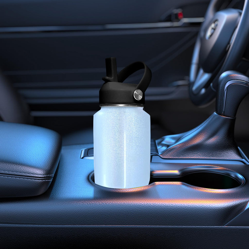SENDESTAR 40oz Stainless Steel Water Bottle(Cold for 48 Hrs, Hot for 24 Hrs),Double Wall Vacuum Insulated Bottle with Straw Lid, Spout Lid and Flex Cap, Fit in Any Car Cup Holder