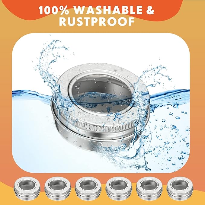 Zubebe 100 Pcs Aluminum Tin Jar Refillable Containers Clear Top Screw Lid Round Tin Container Bottle for Cosmetic, Cream, Diamond Painting, Salves, Balms, Lip Balm, Spices or Others, Silver (1 oz)