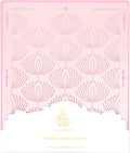 Cake Decorating Stencil for Tall Buttercream Cake, Royal Icing, Ganache, Paint, Airbrush (QUILLON)
