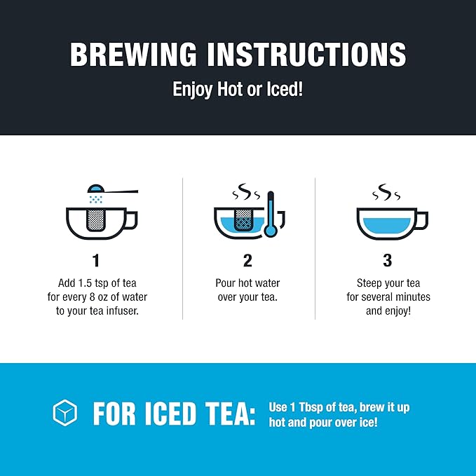 Tiesta Tea - Cozy Peppermint Cocoa, Loose Leaf, Chocolate Peppermint Herbal Tea, Premium Blend, Non Caffeinated, Make Hot or Iced Tea & Up to 50 Cups - 3 Ounce Refillable Tin