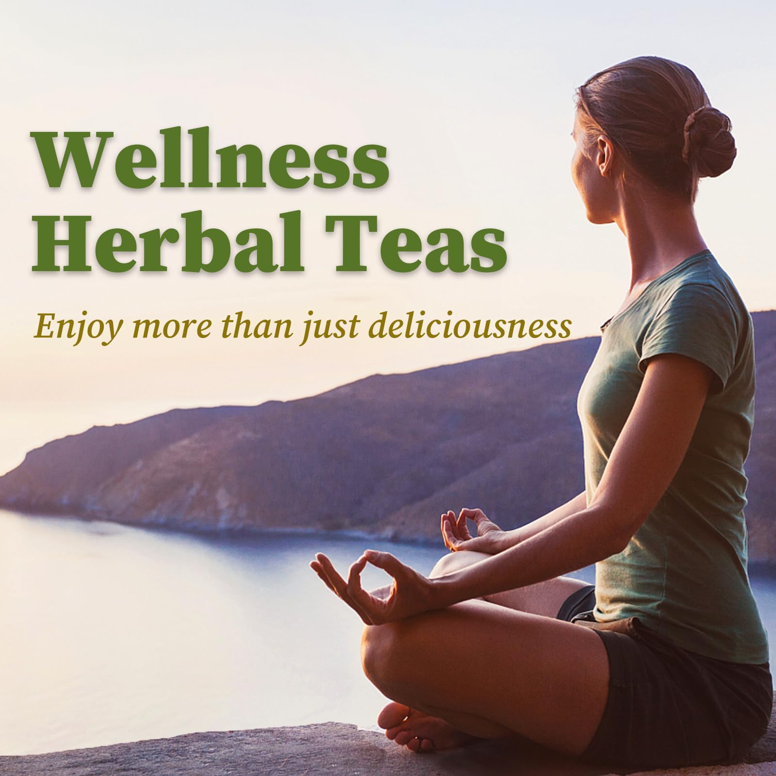 FullChea - Mugwort Tea Bags, 40 Count, Dried Mugwort Leaves