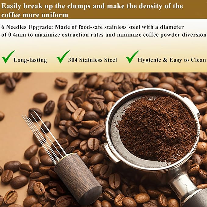 Espresso Accessories Kit 51mm Tamper: Espresso Tamper Kit with 51mm Coffee Tamper, Puck Screen, Dosing Funnel, WDT Tool, Tamper Mat | Espresso Kit Fits Espresso Coffee Machines of 51mm Portafilters