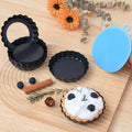Mini Tart Pans Removable Bottom: Nonstick 4 Inch Quiche Pan Fluted Edge