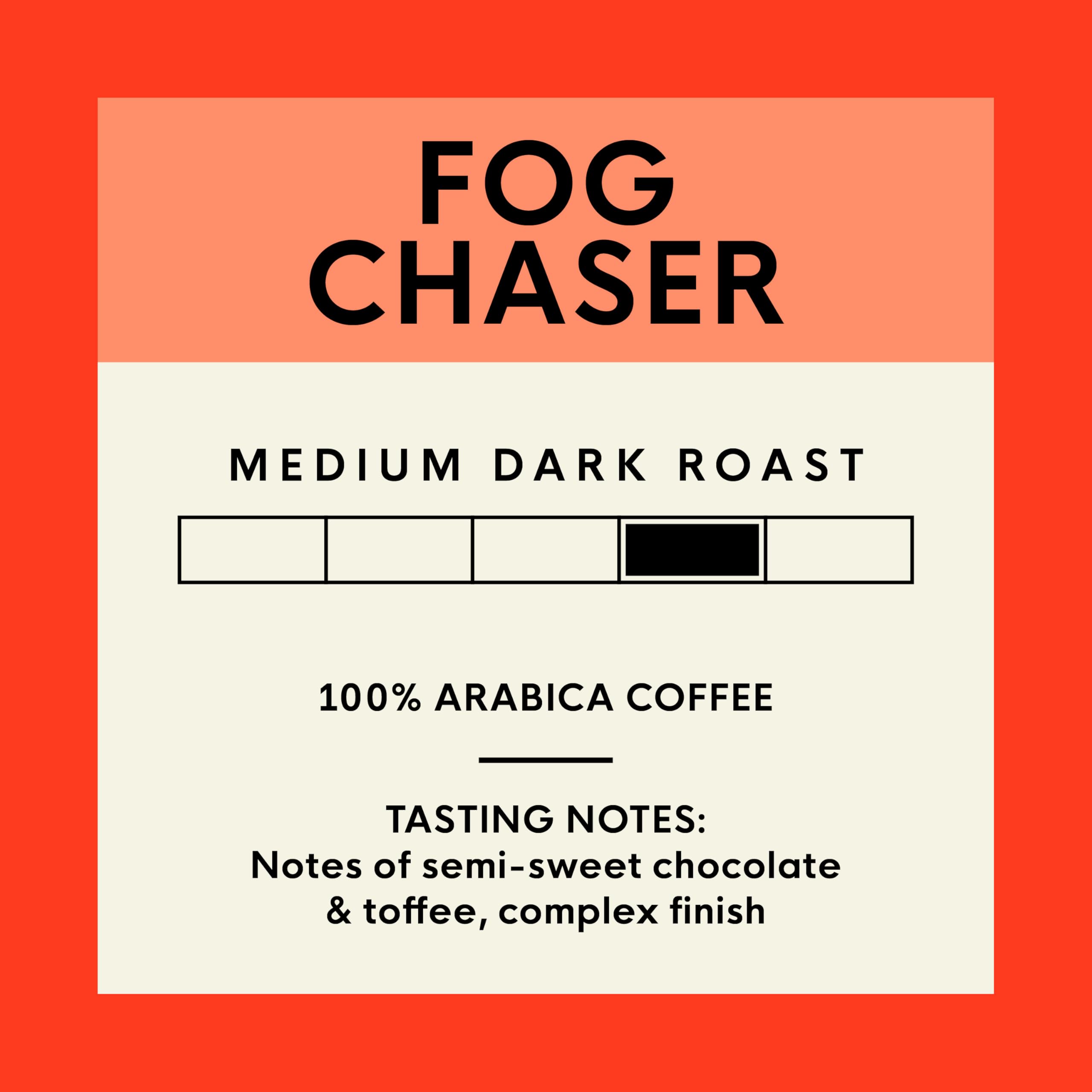 San Francisco Bay Fog Chaser K-Cup Compatible Coffee Pods, 80 ct