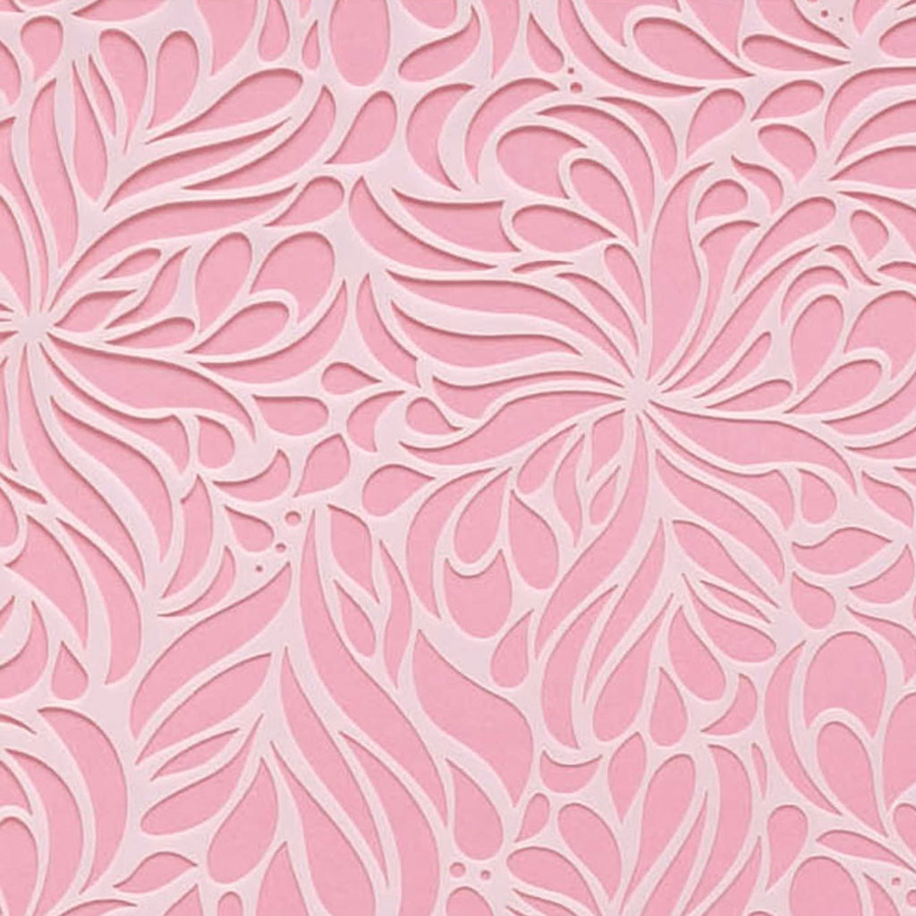 Lacupella Cake Stencil - Seamless Delicate Pattern for Decorating Tall Double Barrel Cake to Use with Buttercream, Royal Icing, Ganache, Paint, Airbrush (Claris)