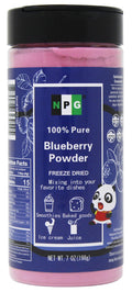 NPG Freeze Dried Blueberry Powder 7 oz, Seedless Wild Blueberries