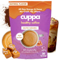 Cuppa Salted Caramel Mushroom Coffee with Adaptogens & Superfoods - Lion’s Mane, Ashwagandha & Cordyceps. Adaptogens + MCT to support natural energy, mental focus & gut health (30 Servings)