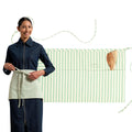 MEEMA Chef Waist Aprons for Women with Pockets, Adjustable Cooking Aprons