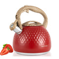 Tea Kettle,2.5 Quart Stovetop Tea Kettles Loud Whistle,Food Grade Stainless Steel Water kettles for Stove Top with Anti-hot Ergonomic Handle,Suitable for All Heat Sources