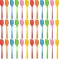 Irenare 36 Pcs Mini Silicone Spatulas Bulk 8.3 Inch Heat Resistant Scrapers Rubber Spatulas Seamless Design Non Stick Flexible for Kitchen Use Cooking Baking Mixing