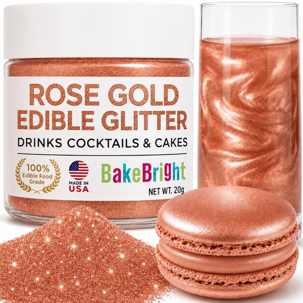 Bulk 20g Black Edible Glitter for Drinks | Premium Edible Glitter for Cakes, Cocktails, Black Cake Decorating Decorations Food Grade, Vegan, Kosher, Halal, Gluten Free - Made in USA