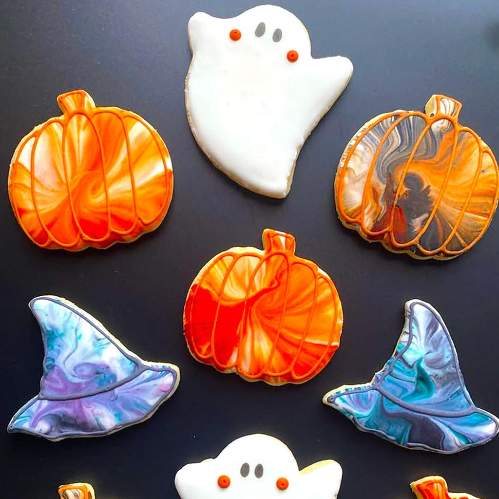 Kanehosi Halloween Cookie Cutters 7Pcs, Easy to Clean & Demold