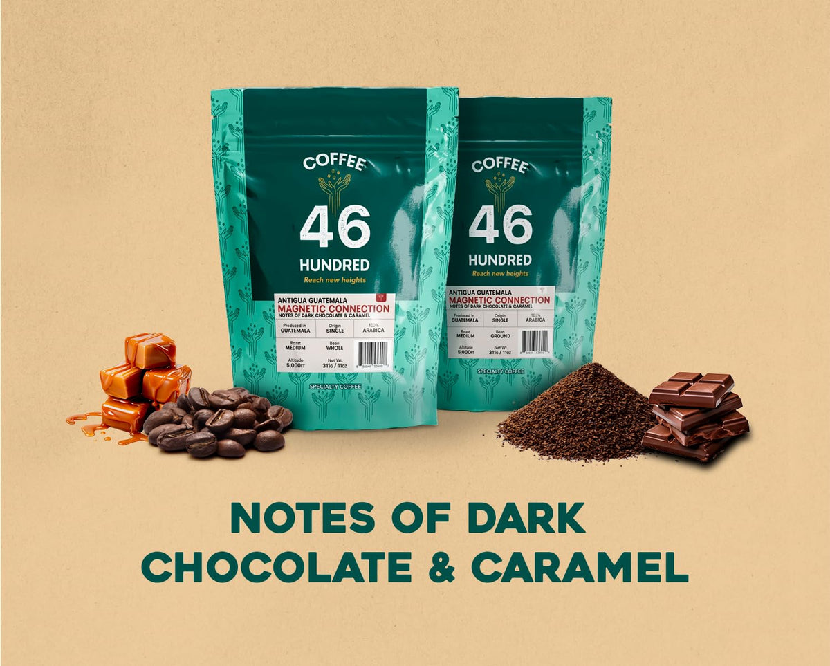 COFFEE 46 HUNDRED® Antigua Guatemala Ground Coffee–Chocolate & Caramel, 11oz