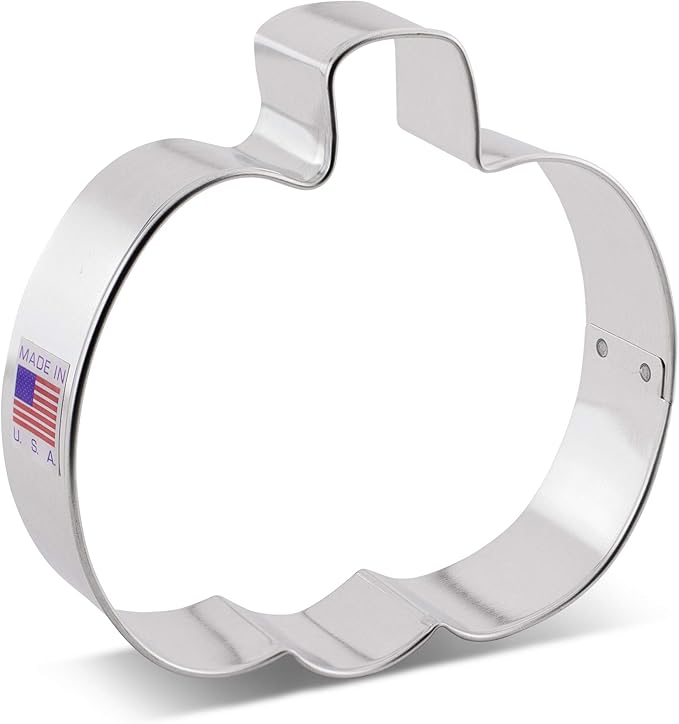 Ann Clark Cookie Cutters Pumpkin Cookie Cutter 4" Made in USA
