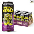 Drink Weird Organic Acai Pomegranate Yerba Mate – 16oz Cans, 160mg Organic Caffeine, Pack of 12 – Antioxidant-Rich Energy Drink Alternative