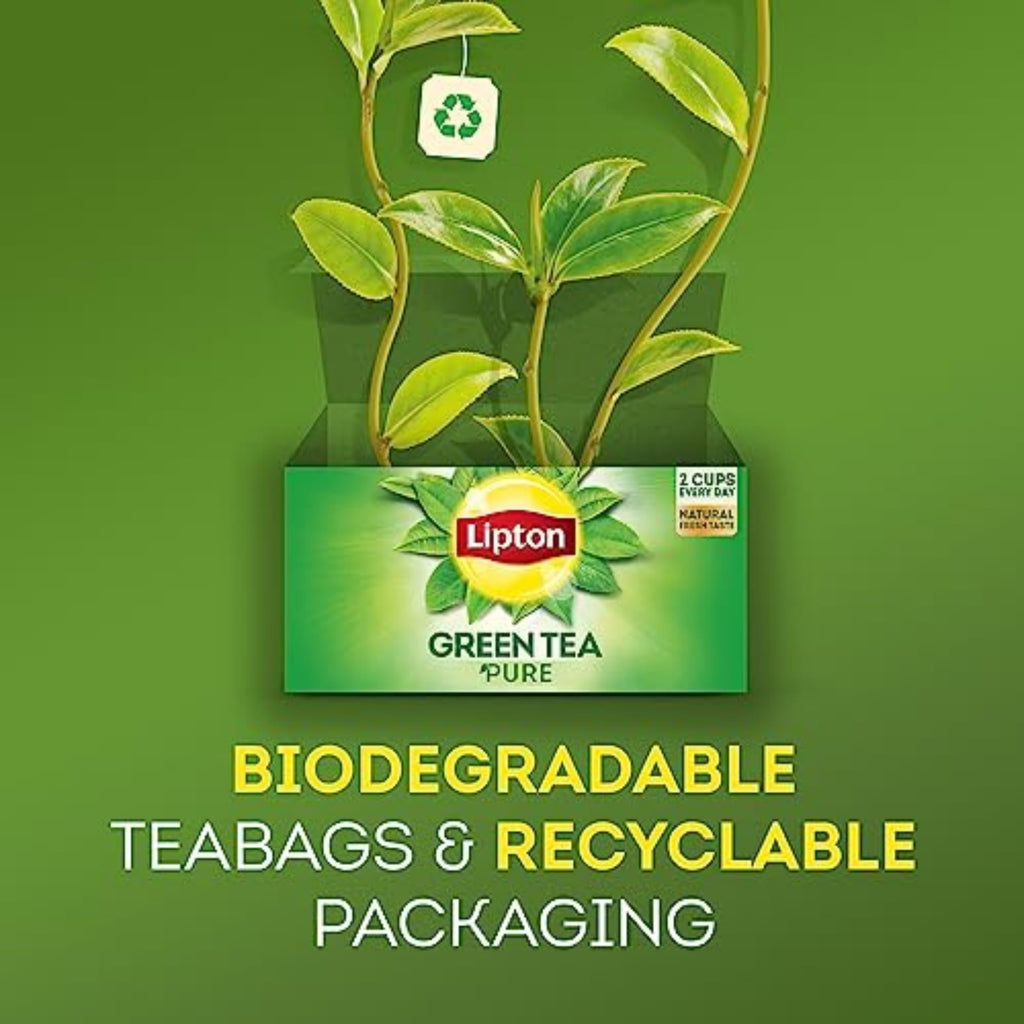 Lipton Honey Ginger Green Tea Bags, 120 Count (20 Count 6-Pack)
