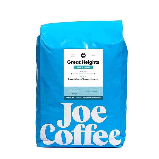 Joe Coffee Company - Benchmark Whole Bean Specialty Coffee, Rainforest Alliance Certified, Kosher, Climate-Friendly