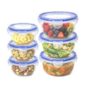 KIGI Small Round Food Storage Containers, 2.5 Cup / 1.25 cup, 6 Pack