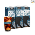 Wandering Bear Organic Vanilla Cold Brew Coffee, 32 fl oz, 3 pack - Extra Strong, Bold, Smooth, Unsweetened, Shelf-Stable, Ready to Drink, Gluten Free, & Vegan, Iced Cold Brewed Coffee Drinks