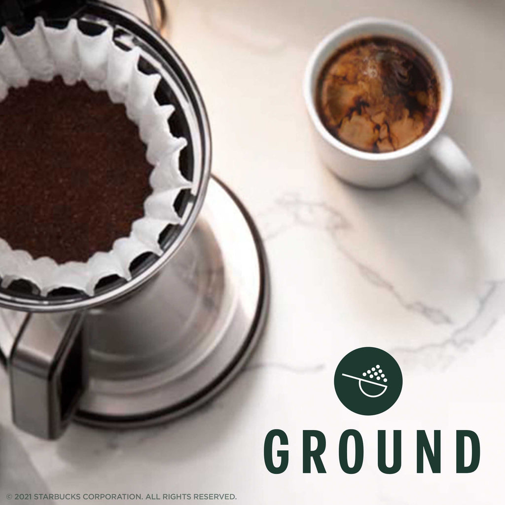 Starbucks Ground Coffee, Blonde Roast Hot or Iced Coffee, Veranda Blend, Six 18 oz Bags