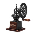 XINQUILIFY Antique Cast Iron Coffee Grinder Hand Crank Flywheel