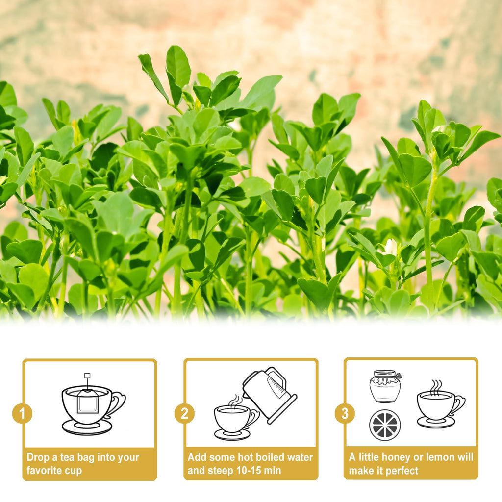 TEARELAE - Fenugreek Tea Bags, 50 Count, Fenugreek Seed Tea