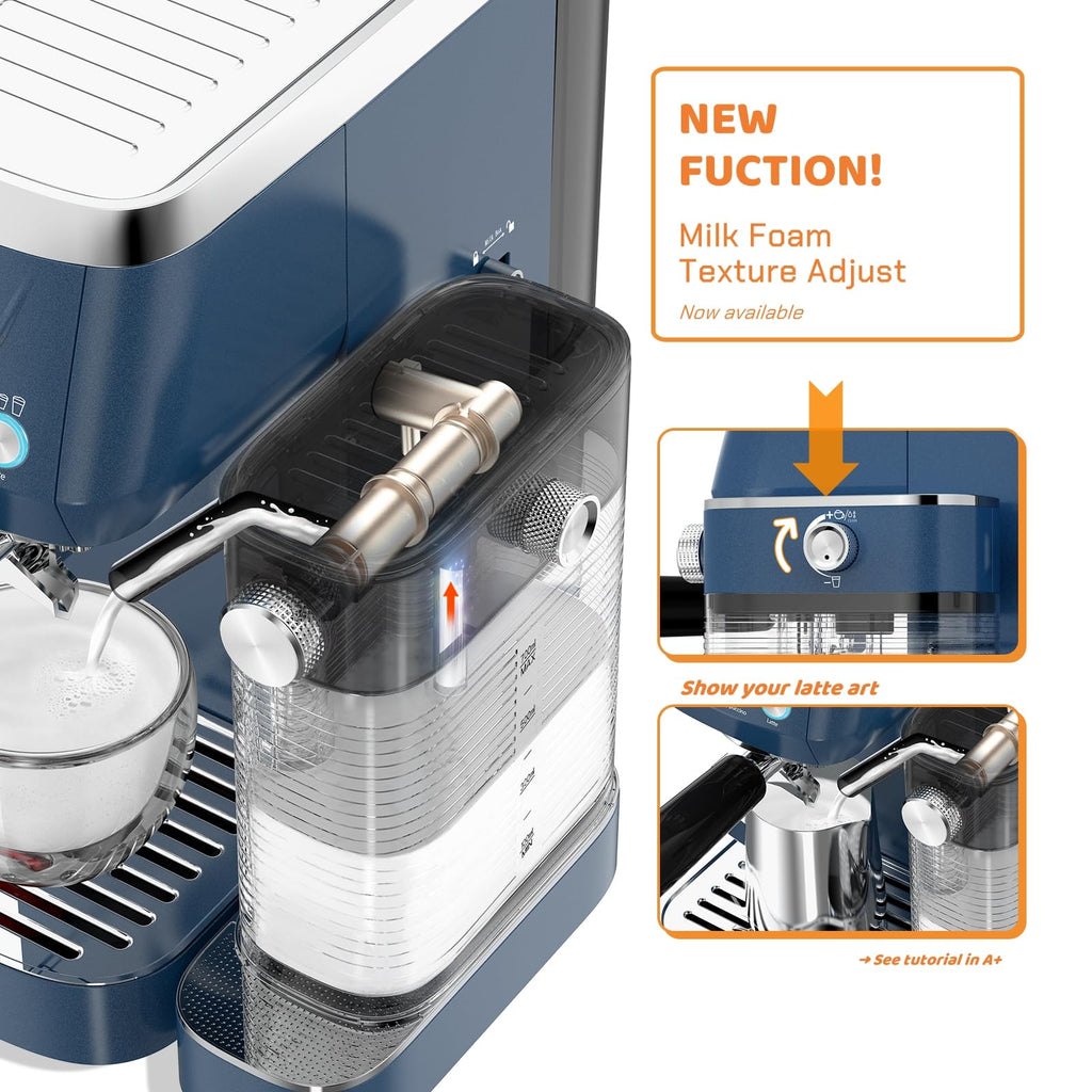 MAttinata 1632L Espresso Machine, Cappuccino Machine with Auto Milk Frother
